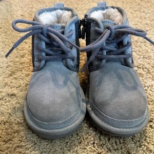 Little Boys size 10 UGG suede boots